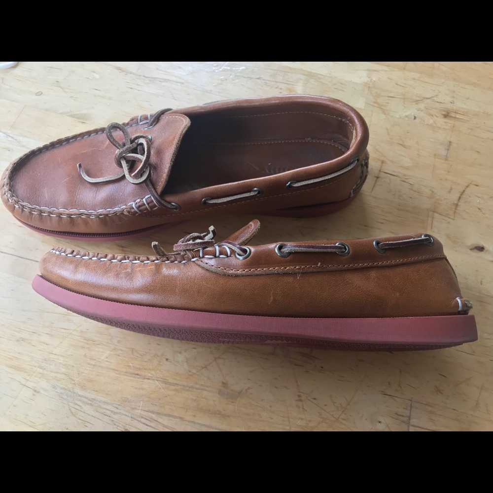 Quoddy canoe shoes Size 11 Whiskey